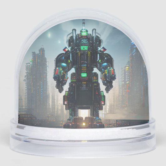 Robot 4 snow globe (正面)