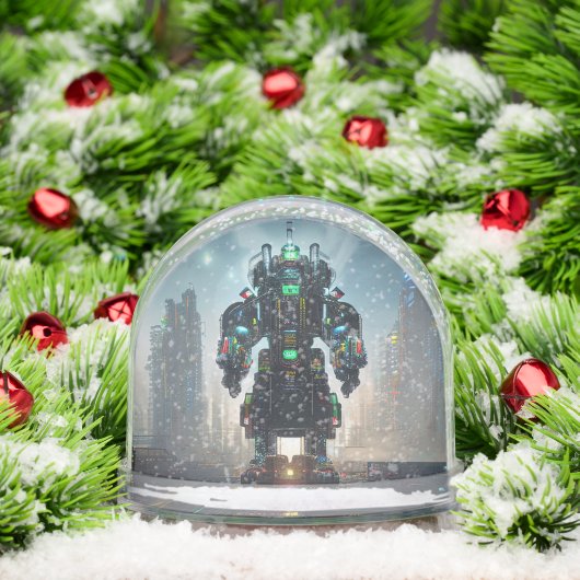 Robot 4 snow globe (クリスマス)