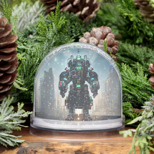 Robot 4 snow globe (冬)