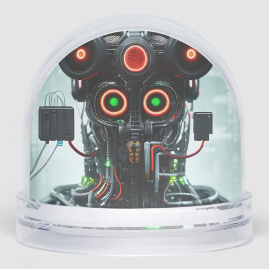 Robot 5 snow globe (正面)