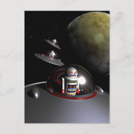 ROBOT - 7ソーサー葉書 ポストカード