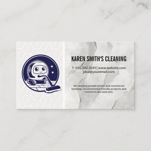 Robot Ai Cleaner | House Services | Maid 名刺 (正面)