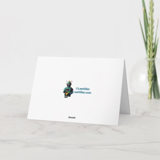 Robot Bartender in Interstellar Space Age Dive Bar カード (裏面)