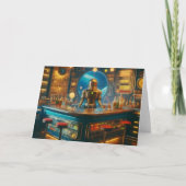 Robot Bartender in Interstellar Space Age Dive Bar カード (正面)