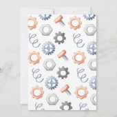 Robot Birthday Invitation 招待状 (裏面)