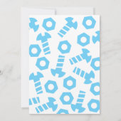 Robot Birthday Invitation robots 招待状 (裏面)