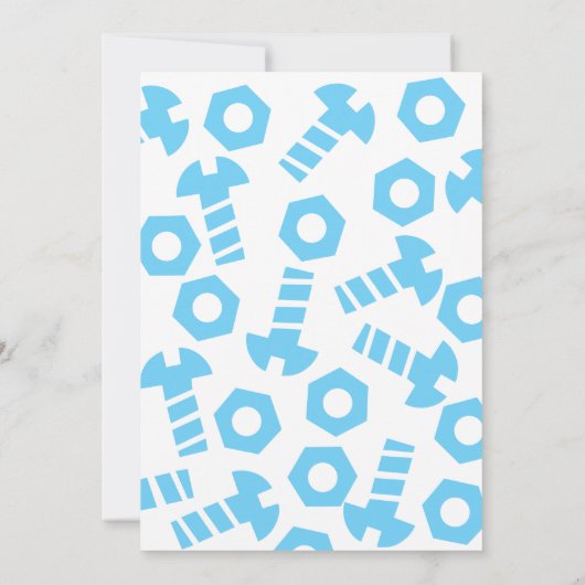 Robot Birthday Invitation robots 招待状 (裏面)