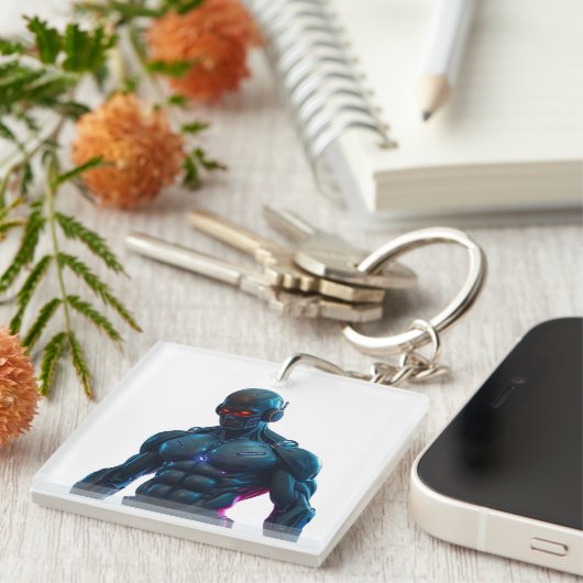 Robot Bodybuilder キーホルダー (正面右)