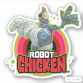 Robot Chicken Character Logo シール (正面)