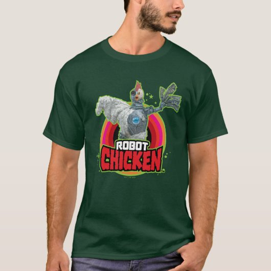 Robot Chicken Character Logo Tシャツ (正面)