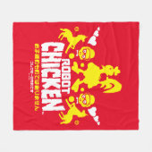 Robot Chicken Nerd Unicorn Graphic フリースブランケット (正面(横))