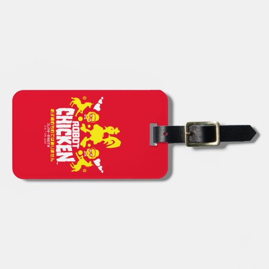 Robot Chicken Nerd Unicorn Graphic ラゲッジタグ (正面横)