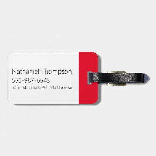 Robot Chicken Nerd Unicorn Graphic ラゲッジタグ (裏面横)