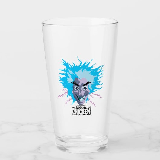 Robot Chicken Scientist Head Graphic タンブラーグラス (正面)