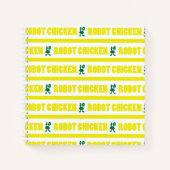 Robot Chicken Stripe Pattern ノートブック (正面)