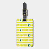 Robot Chicken Stripe Pattern ラゲッジタグ (正面縦)