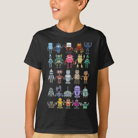 Robot Collection Science Technology Robots Tシャツ (正面)