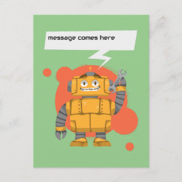 Robot Custom message ポストカード