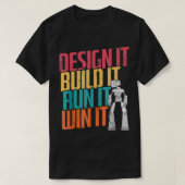 Robot Engineer Robotics Tシャツ (デザイン正面)