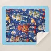 Robot exploration, cosmic art シェルパブランケット (正面(横))