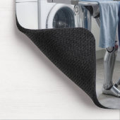 Robot Ironing Clothes マウスパッド (コーナー)