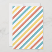 Robot Kids Birthday Invitation 招待状 (裏面)