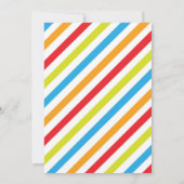 Robot Kids Birthday Invitation 招待状 (裏面)