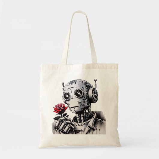 Robot Love 01 トートバッグ (正面)
