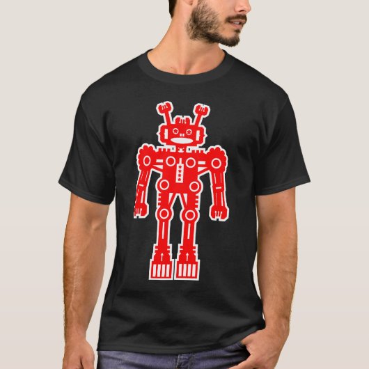 Robot Mk I - (赤) Tシャツ (正面)