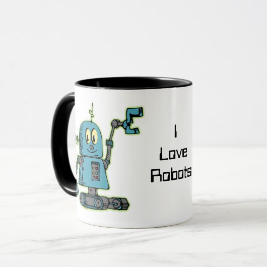 Robot Personalized Mug氏 マグカップ (正面左)