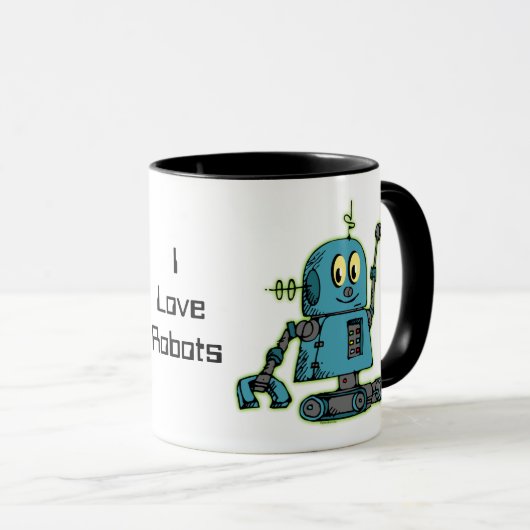 Robot Personalized Mug氏 マグカップ (正面右)