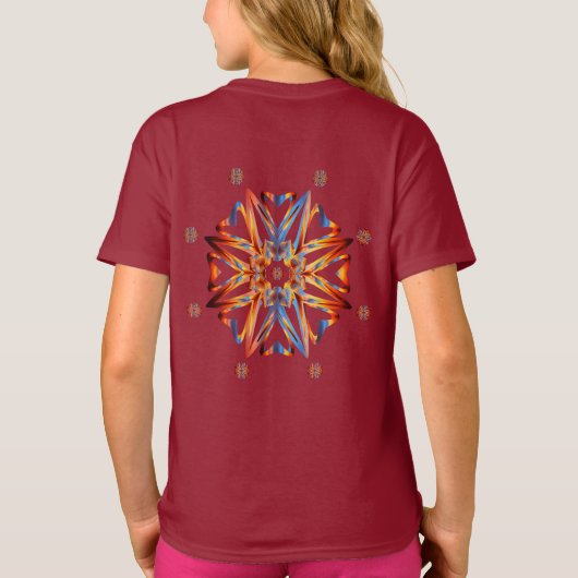 Robot Pizza Fun Art T-Shirt Tシャツ (裏面)