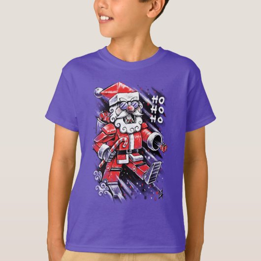 Robot Santa Claus Tシャツ (正面)