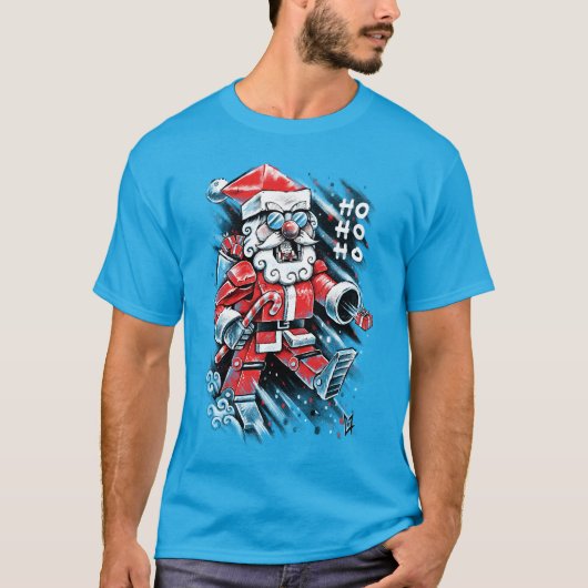 Robot Santa Claus Tシャツ (正面)