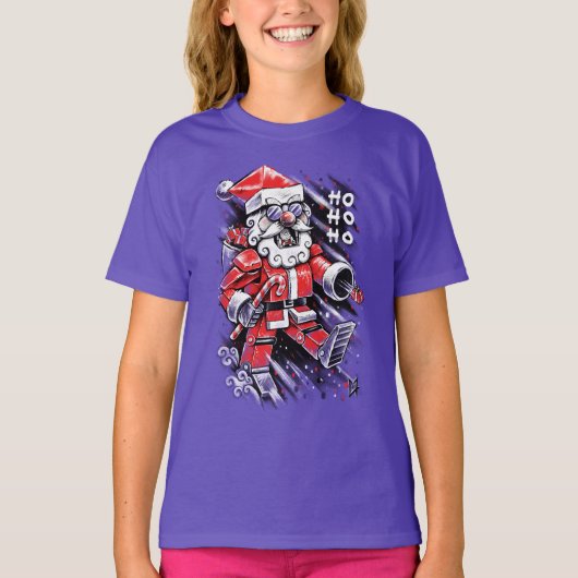 Robot Santa Claus Tシャツ (正面)