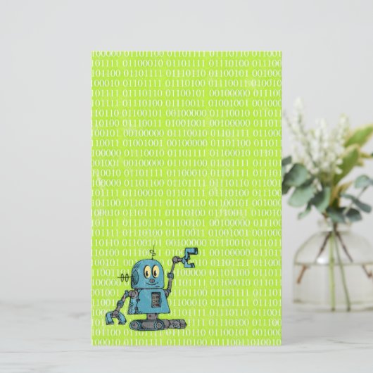 Robot Stationery氏 便箋 (スタンド正面)