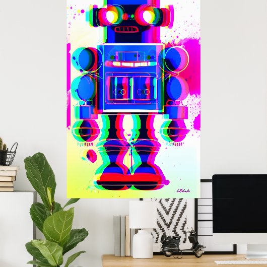 Robot Suspect Number 4 ポスター (ホームオフィス)