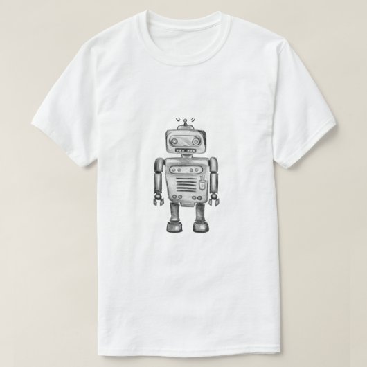 Robot T-Shirt  Tシャツ (デザイン正面)
