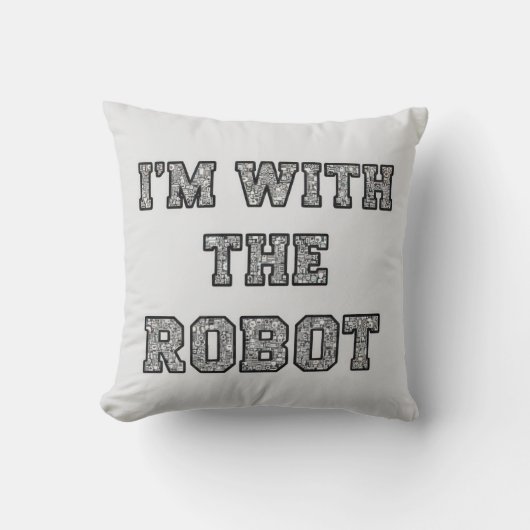 Robot Text クッション (正面)