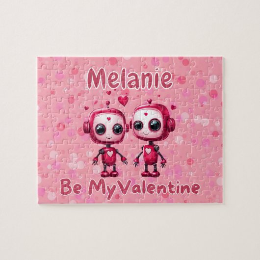 Robot Valentine's Day Puzzle  ジグソーパズル (横)