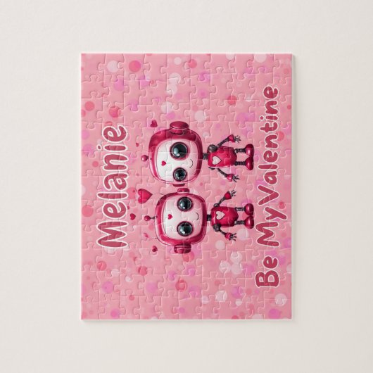 Robot Valentine's Day Puzzle  ジグソーパズル (縦)