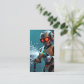 ROBOT WASH customer loyalty punch card ロイヤリティカード (スタンド正面)