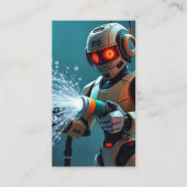 ROBOT WASH customer loyalty punch card ロイヤリティカード (正面)