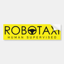Robotaxiドライバー「イエローキャブ」監修版 バンパーステッカー
