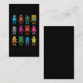 Roboter Geschenk Robotik Retro Spielzeug Spaß 名刺 (正面/裏面)