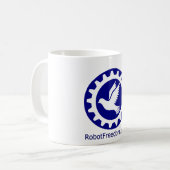 RobotFreedom.comカップ コーヒーマグカップ (正面左)