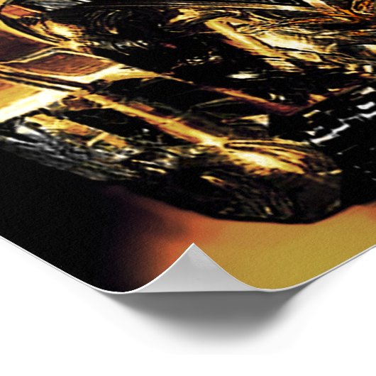 Robotica on Canvas ポスター (角)