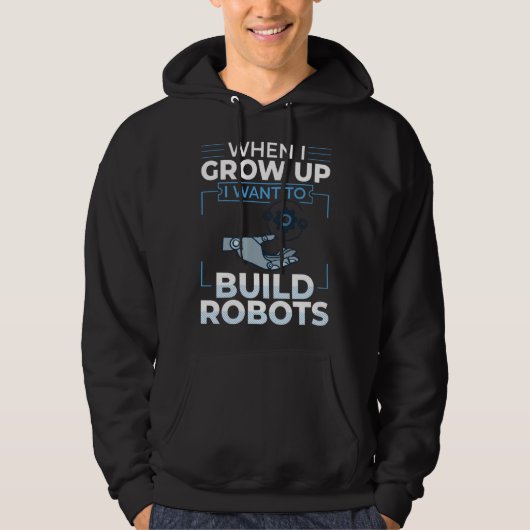 Robotics Engineer Software Building Robots 1 パーカ (正面)