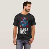 Robotics Engineering Robot Nerd Droids AI VR Data  Tシャツ (正面フル)