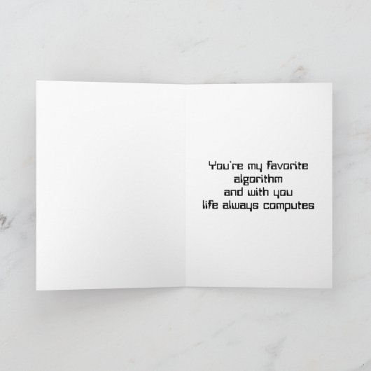 Robots Valentine's Day Card カード (内部)